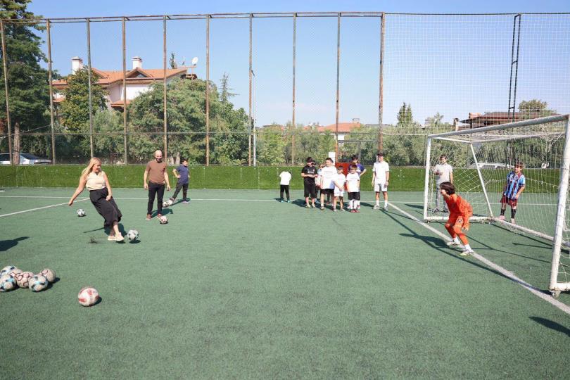 Başkan Doğan'dan Kaleci Antrenmanı'na Ziyaret