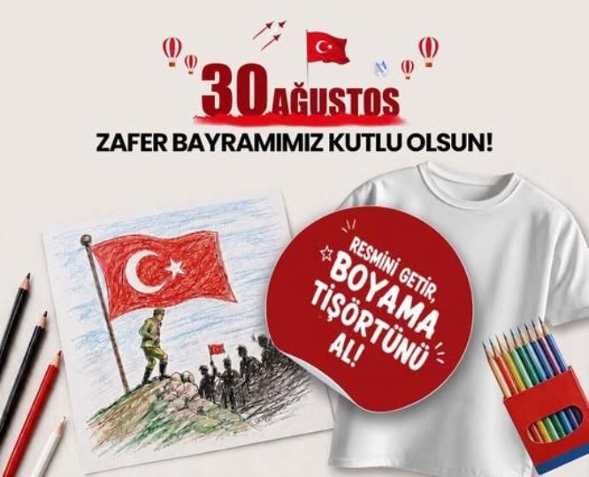 Merkezefendi’de Çocuklar Zafer Bayramı’nı Resimlerle Kutlayacak