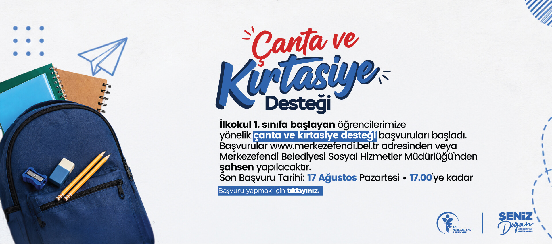 Kırtasiye Yardımı Başvuruları Başladı
